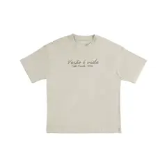 REDWOOD - WEB POLO MC PUFF CORRIDO BEIGE L