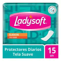 LADYSOFT - Protectores Diarios Clásicos Empaque 15 Und