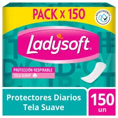 LADYSOFT - Protectores Diarios Clásicos Empaque 150 Und