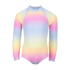 REDWOOD - Ropa De Bano Manga Larga Zipper Niña