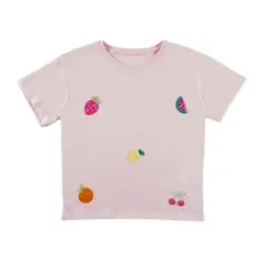 REDWOOD - Polo Manga corta Crochet Niña