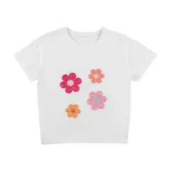 REDWOOD - Polo Manga corta Crochet Niña