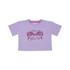 REDWOOD - Polo Manga corta Crop Estampado Niña