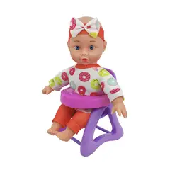 UNEEDA - Muñeca con Silla de Comer 28 cm