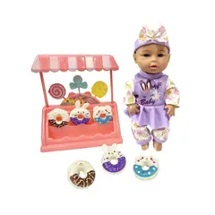 UNEEDA - Muñeca Carro de Donuts 28 cm