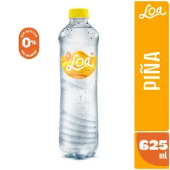 LOA - Agua Sabor Piña Botella 625 mL