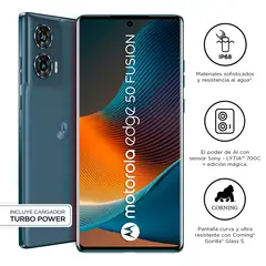 MOTOROLA - Smartphone Moto Edge 50 Fusion 8+256Gb Verde Azulado