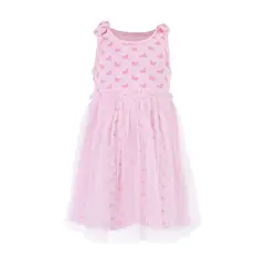 REDWOOD - Vestido Rib Tul Bebé Niña