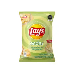 LAYS - Papas Ondas Sabor Mayonesa Bolsa 130 g