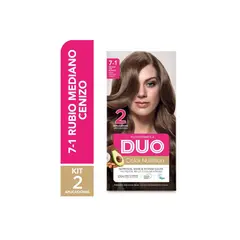 DUO COLOR - Tinte Nutrition Tono 7-1 Rubio Mediano Cenizo