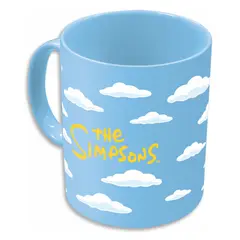 STOR - Taza Mug Simpsons Cerámica Celeste 11 Oz