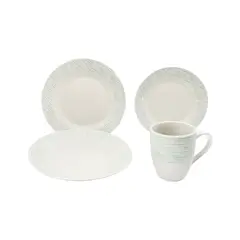 CASA JOVEN - Set Vajilla Decal Jana 16 Piezas