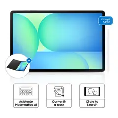 SAMSUNG - Galaxy Tab S10Fe Plus 128GB Gray + Cover Black