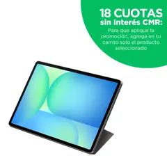SAMSUNG - Galaxy Tab S10Fe Plus 128GB Gray + Cover Black