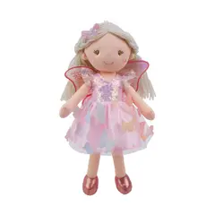 GENERICO - Muñeca de Trapo Hada Rosada 38 cm