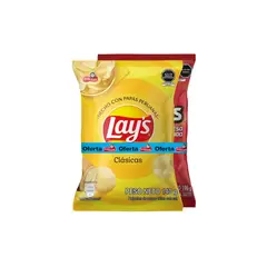 FRITO LAY - Papas Lays 140 g + Doritos Queso 190 g