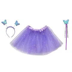 KIDS N PLAY - Falda Varita y Vincha Mariposa