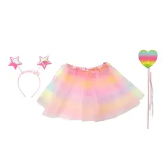 KIDS N PLAY - Falda Varita y Vincha Corazon