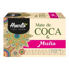 HUERTO DEL EDEN - Infusión Muña Huerto del Edén Pack 20 Und 20 g