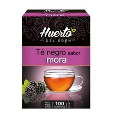 HUERTO DEL EDEN - Té Negro Mora Huerto del Edén Pack 100 Und 120 g