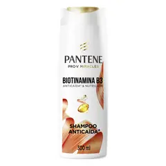 PANTENE - Shampoo Anticaída Biotinamina B3 Botella 300 mL