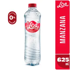 LOA - Agua Sabor Manzana Botella 625 mL