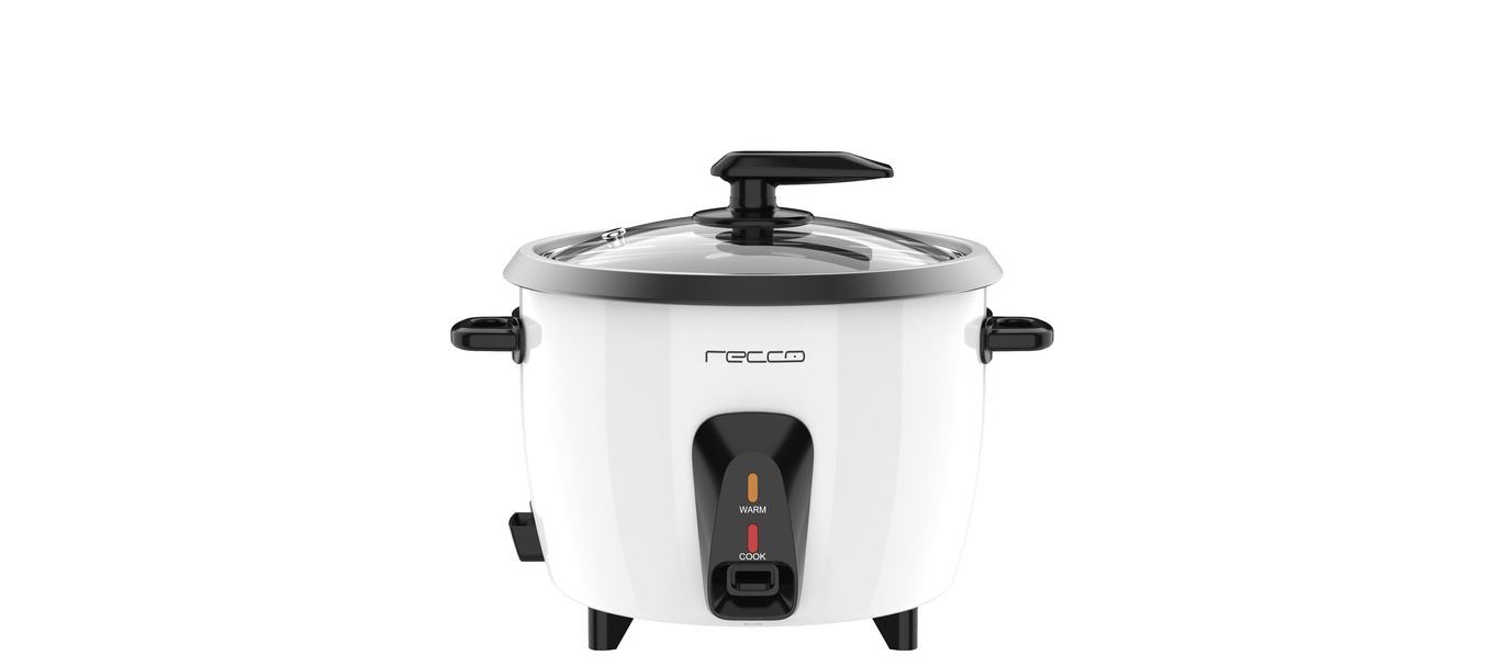 Olla Arrocera Eléctrica Blanca 1.8 Lt. Recco RRC-18