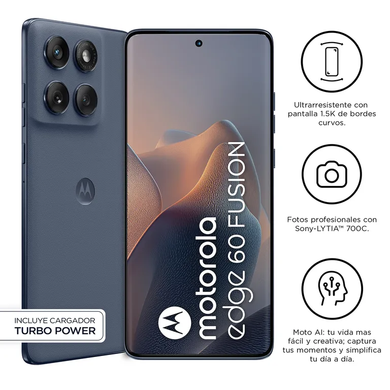 Smartphone Edge 60 Fusion 8+256Gb Azul