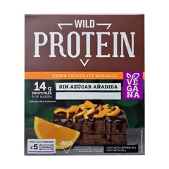 WILD FOODS - Proteína Vegana Chocolate Naranja La Casa Marimiel Pack 5 Und