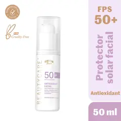 HAWAIIAN TROPIC - Protector Solar Facial Beauty Care Antioxidant SPF50 Botella 50 mL