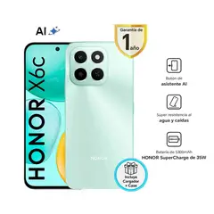 HONOR - Smartphone X6C 6Gb+256Gb Ocean Cyan