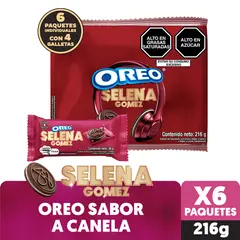 OREO - Galletas Selena Gomez Sixpack 216 g