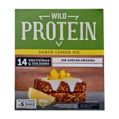 WILD FOODS - Barra de Proteína Wild Food Lemon Pie Caja 225 g