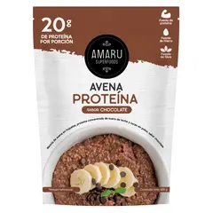 AMARU SUPERFOODS - Avena Protéica Chocolate Doypack 600 g
