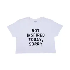 REDWOOD - Polo Crop 100% Algodón Mujer