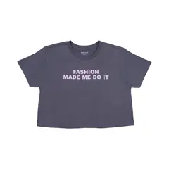 REDWOOD - Polo Crop 100% Algodón Mujer