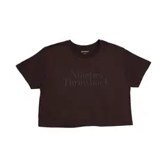 REDWOOD - Polo Crop 100% Algodón Mujer