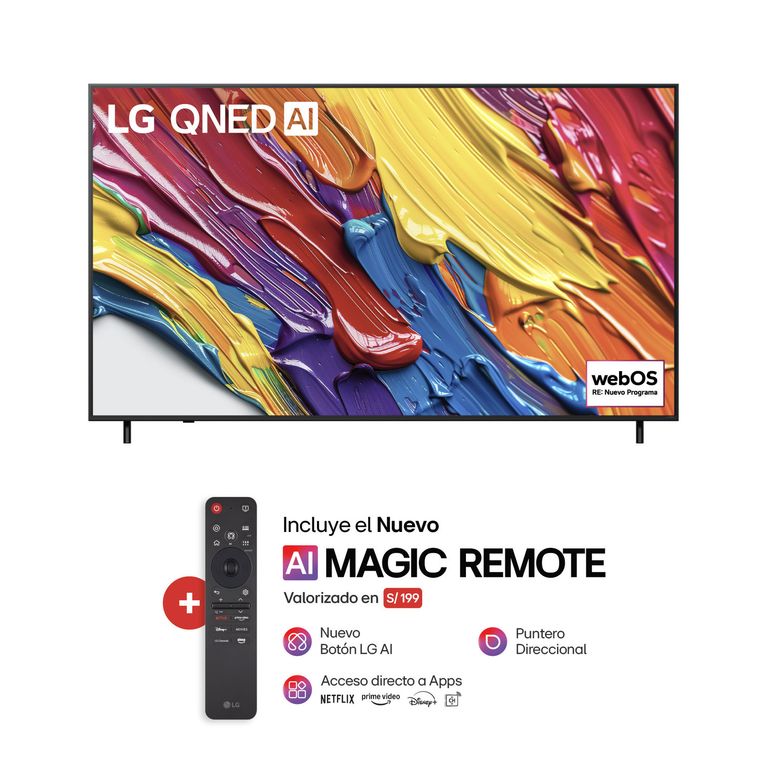 Televisor QNED 86" 4K THINQ AI 86QNED82ASG