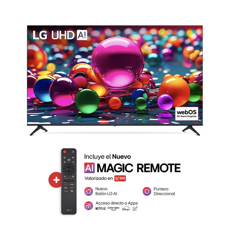 Televisor UHD 86UA8050PSA" 4K THINQ AI 86UA8050PSA