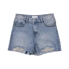 REDWOOD - Short De Jean Tachas Mujer