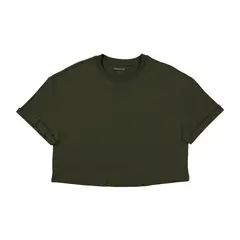 REDWOOD - Polo Crop Oversize Mujer