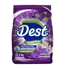 DEST - Detergente en Polvo Jardín de Orquídeas Bolsa 4 Kg