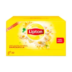 LIPTON - Infusión Herbal Manzanilla Caja 20 Sobres