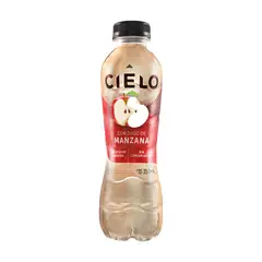 CIELO - Agua Con Gas Sabor Manzana Botella 350 mL