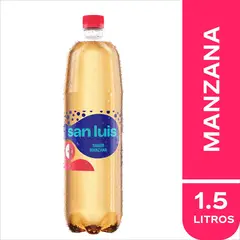 SAN LUIS - Bebida Gasificada Manzana Botella 1.5 L