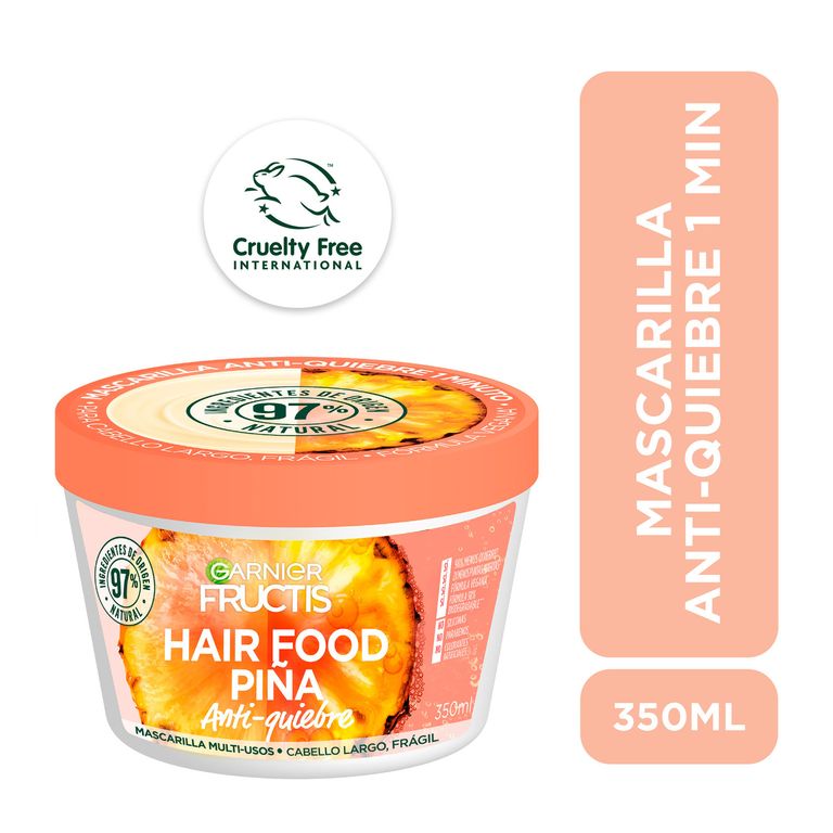 Crema de Tratamiento Hair Food Piña Envase 350 mL