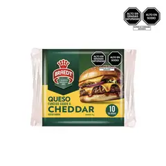BRAEDT - Queso Cheddar Tajado Empaque 170 g