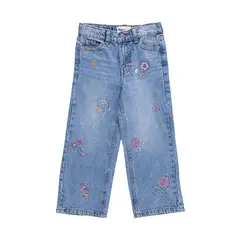 REDWOOD - Jean Wide Leg Bordado Niña
