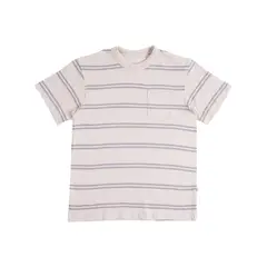 REDWOOD - Polo Manga Corta Rayas Natural Niño