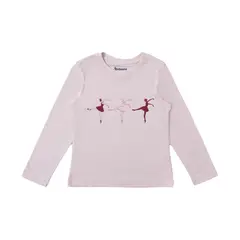 REDWOOD - Polo Manga Larga Estampado Niña